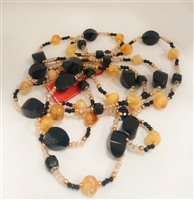 Collana Rudelli Zambetti Gioielli Donna Morgana gioielli in argento in Pietre dure Onice CM3 - CM3